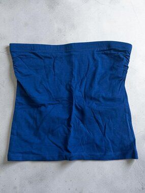 ZENANA Blue Tube Tank Top Sz Large NEW NWOT
